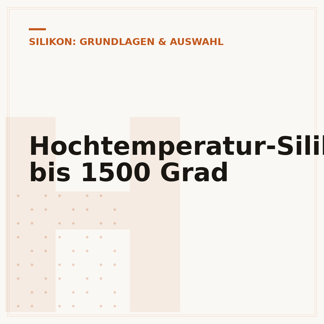 Hochtemperatur-Silikon bis 1500 Grad