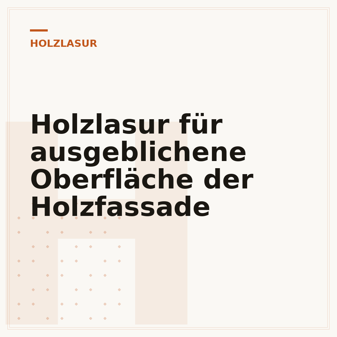 Holzlasur für ausgeblichene Oberfläche der Holzfassade