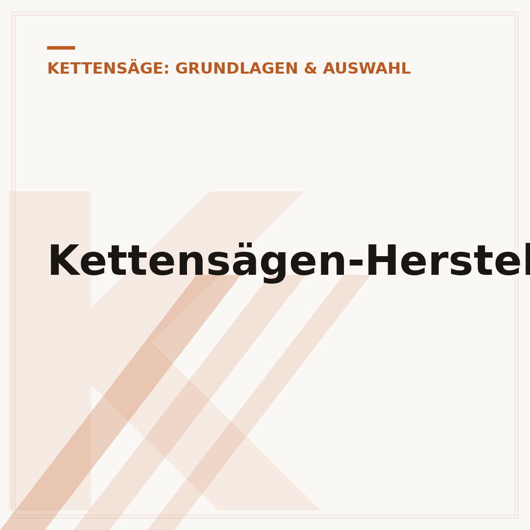 Kettensägen-Hersteller