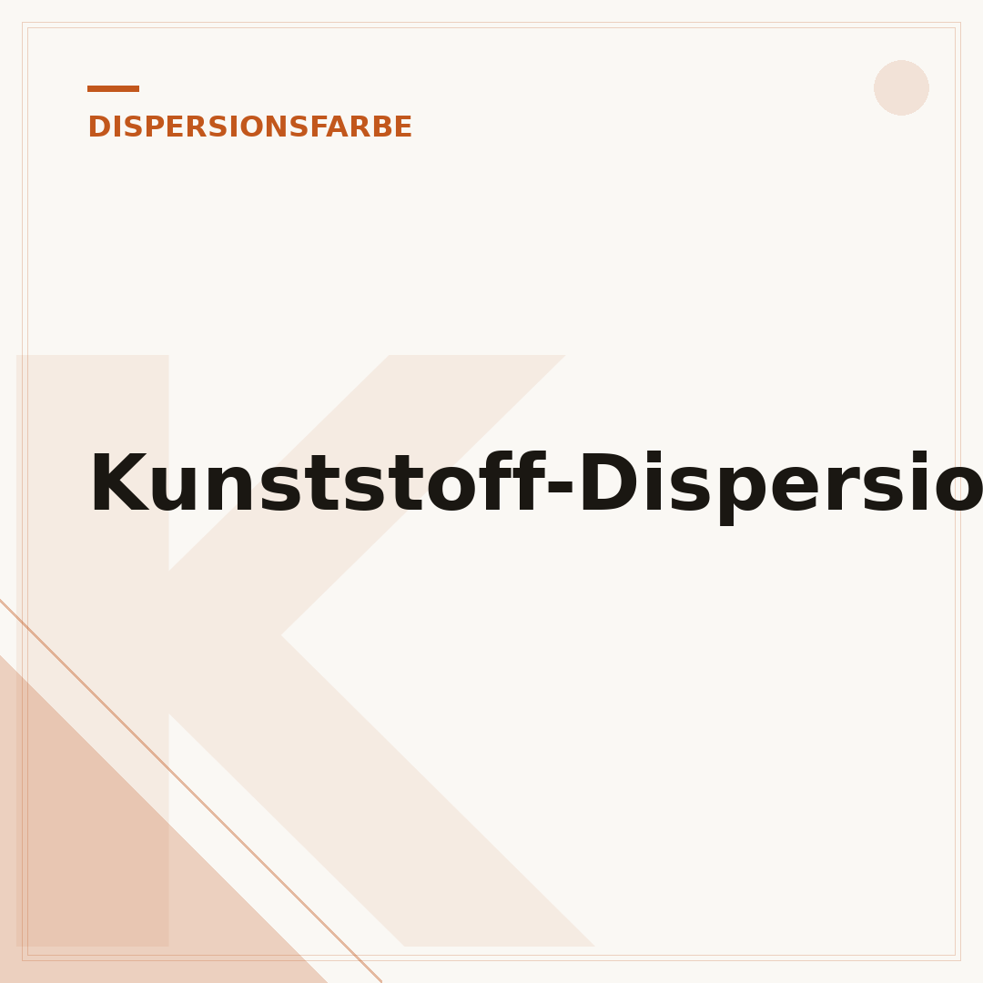 Kunststoff-Dispersionsfarbe