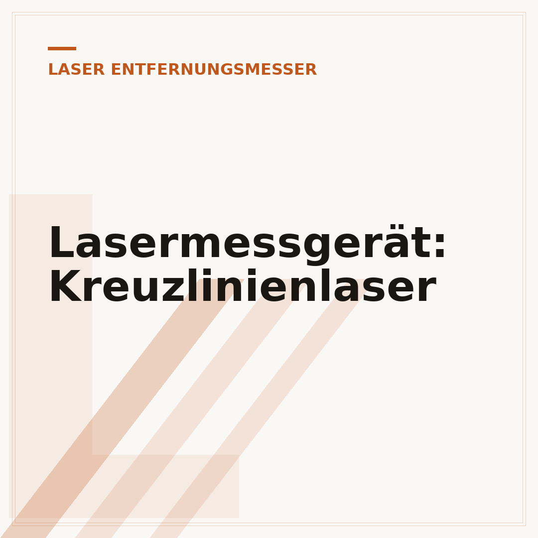Lasermessgerät: Kreuzlinienlaser
