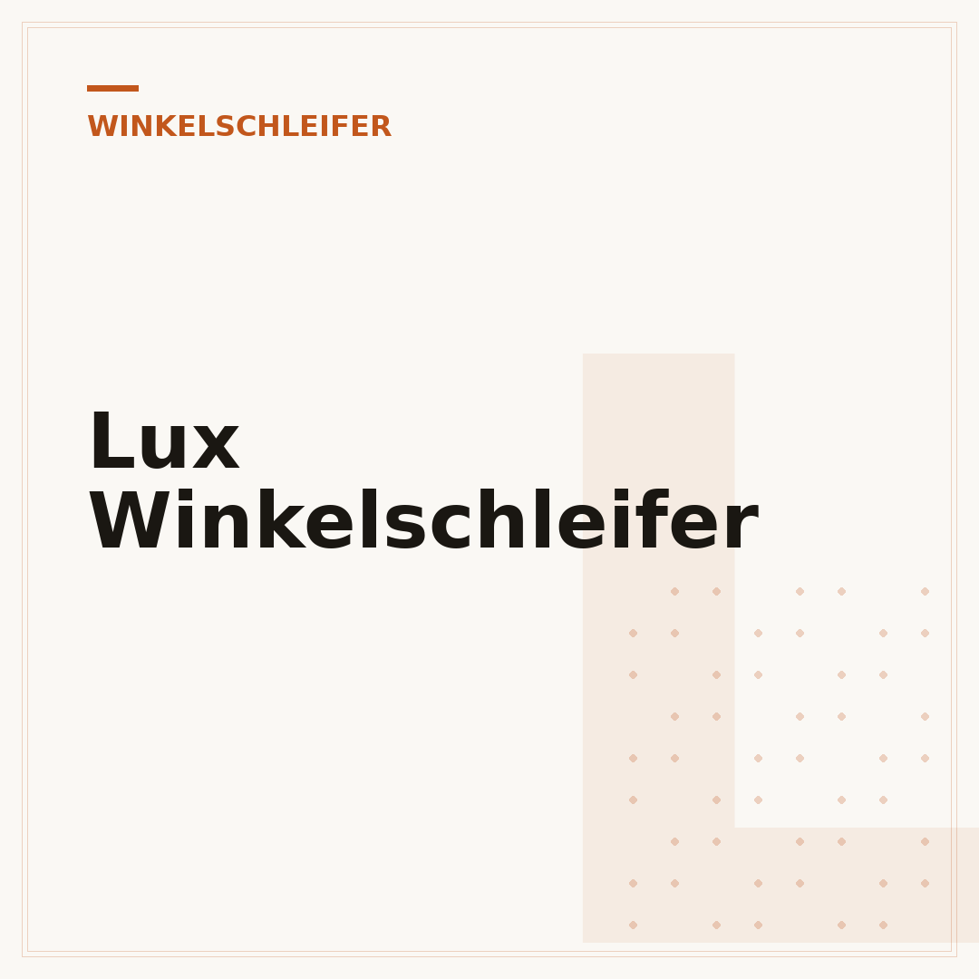 Lux Winkelschleifer