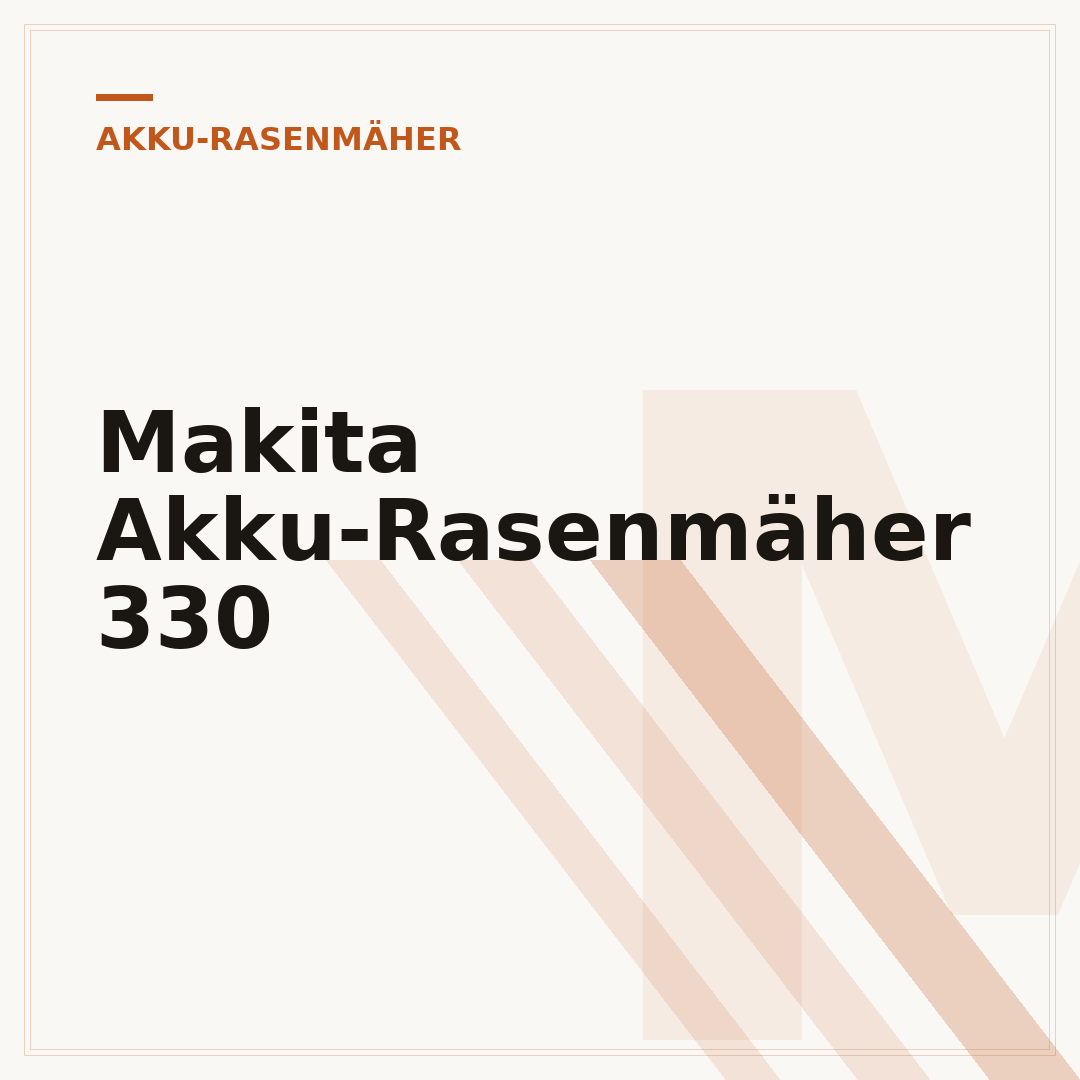 Makita Akku-Rasenmäher 330