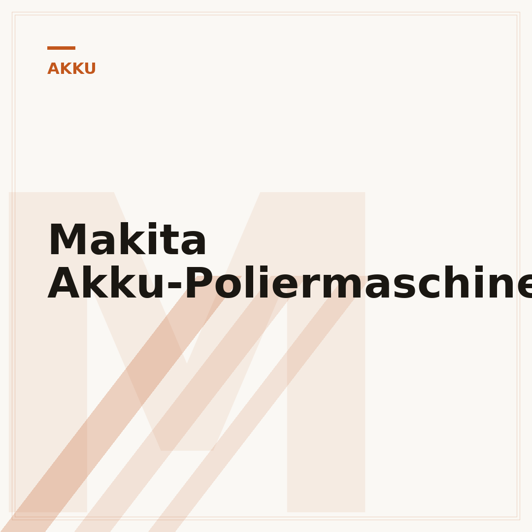 Makita Akku-Poliermaschine