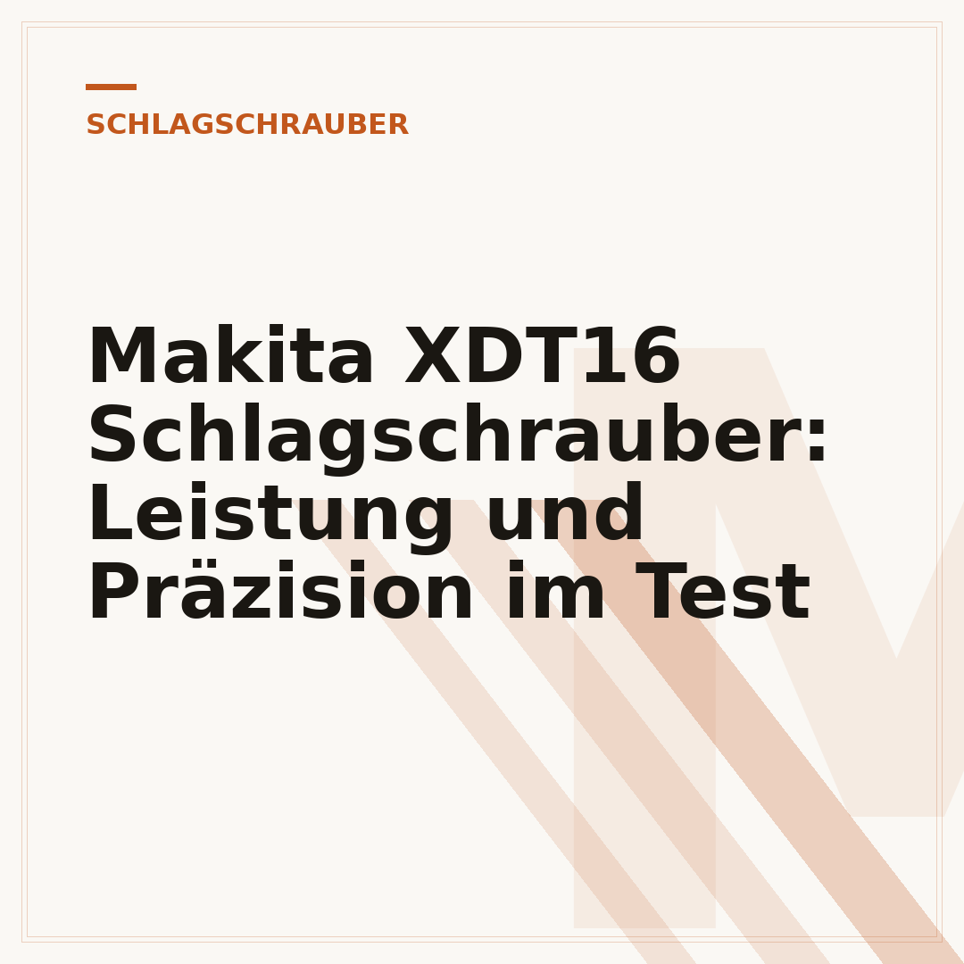 Makita XDT16 Schlagschrauber: Leistung und Präzision im Test
