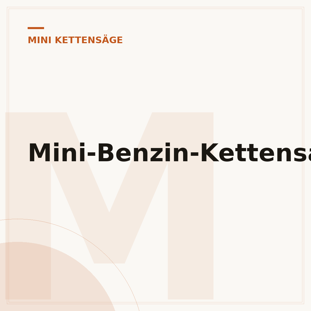 Mini-Benzin-Kettensäge