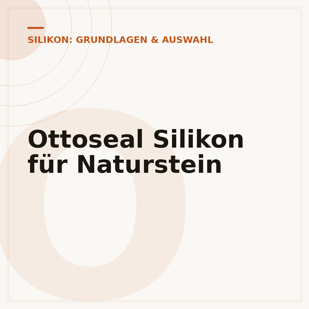 Ottoseal Silikon für Naturstein
