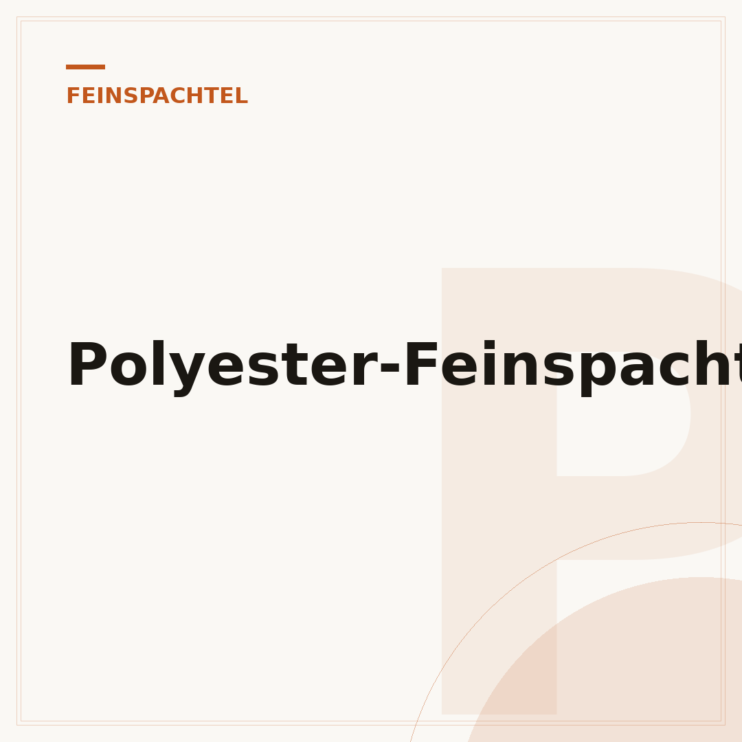 Polyester-Feinspachtel