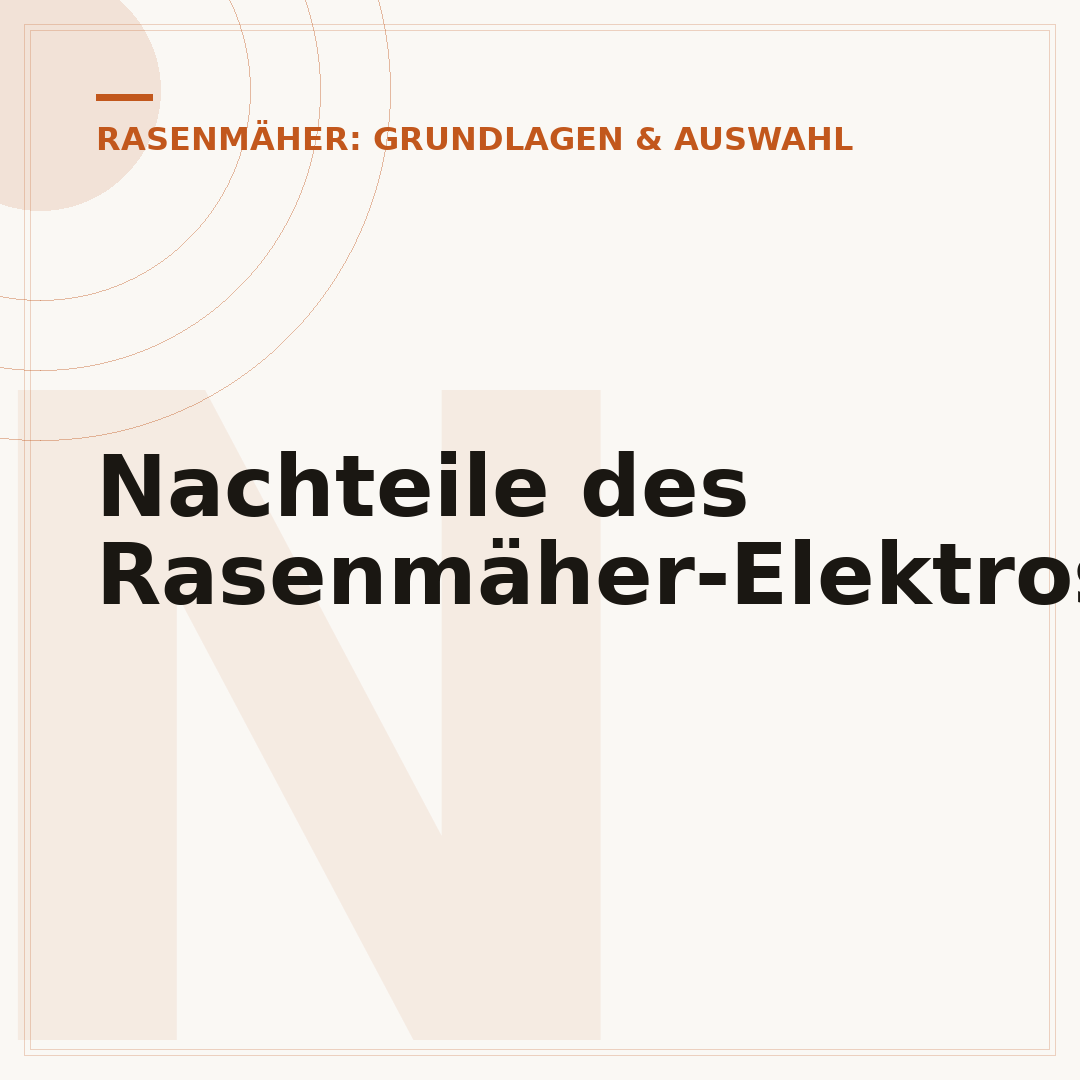 Nachteile des Rasenmäher-Elektrostarts