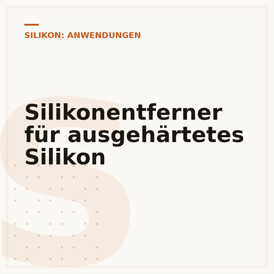 Silikonentferner für ausgehärtetes Silikon