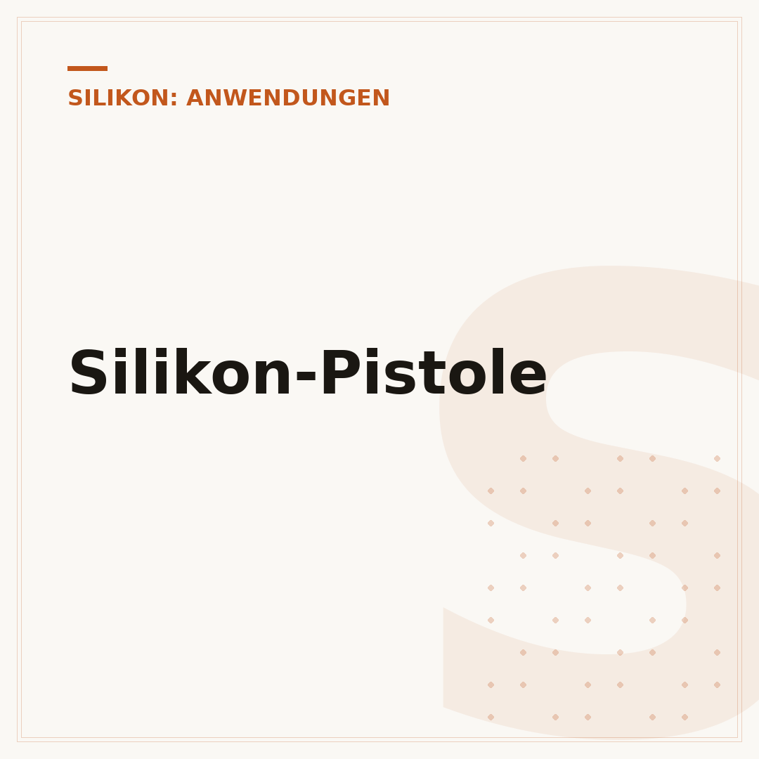 Silikon-Pistole