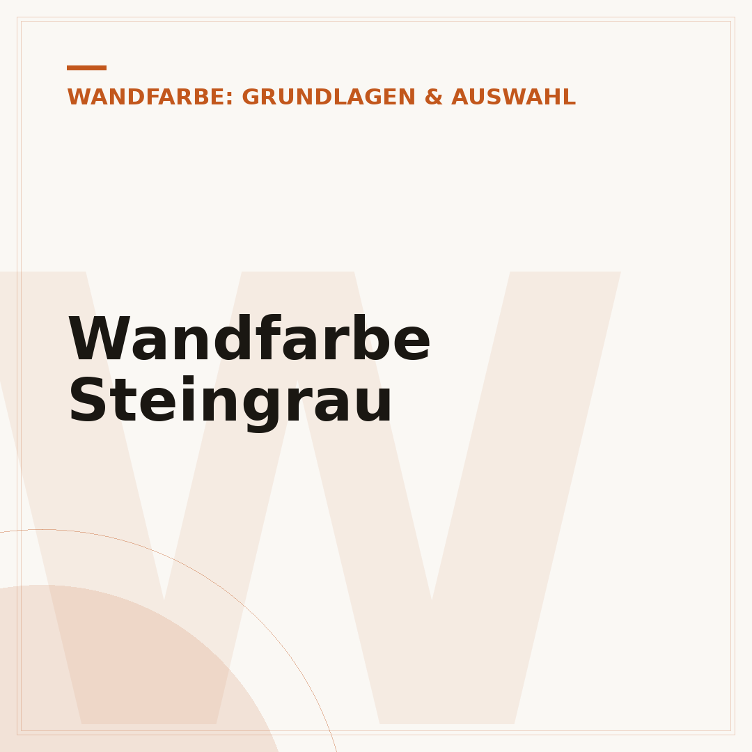 Wandfarbe Steingrau