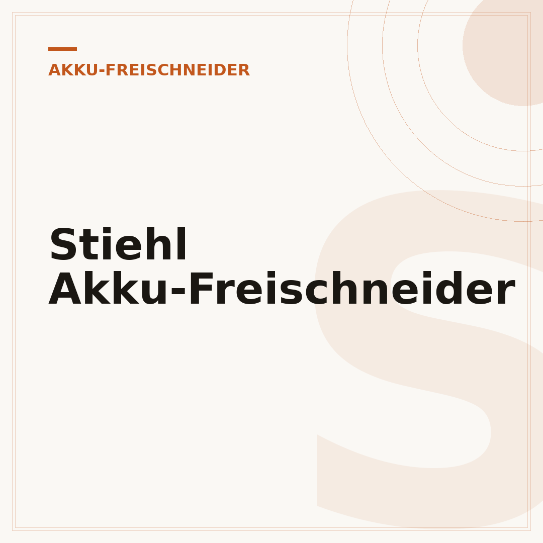 Stiehl Akku-Freischneider