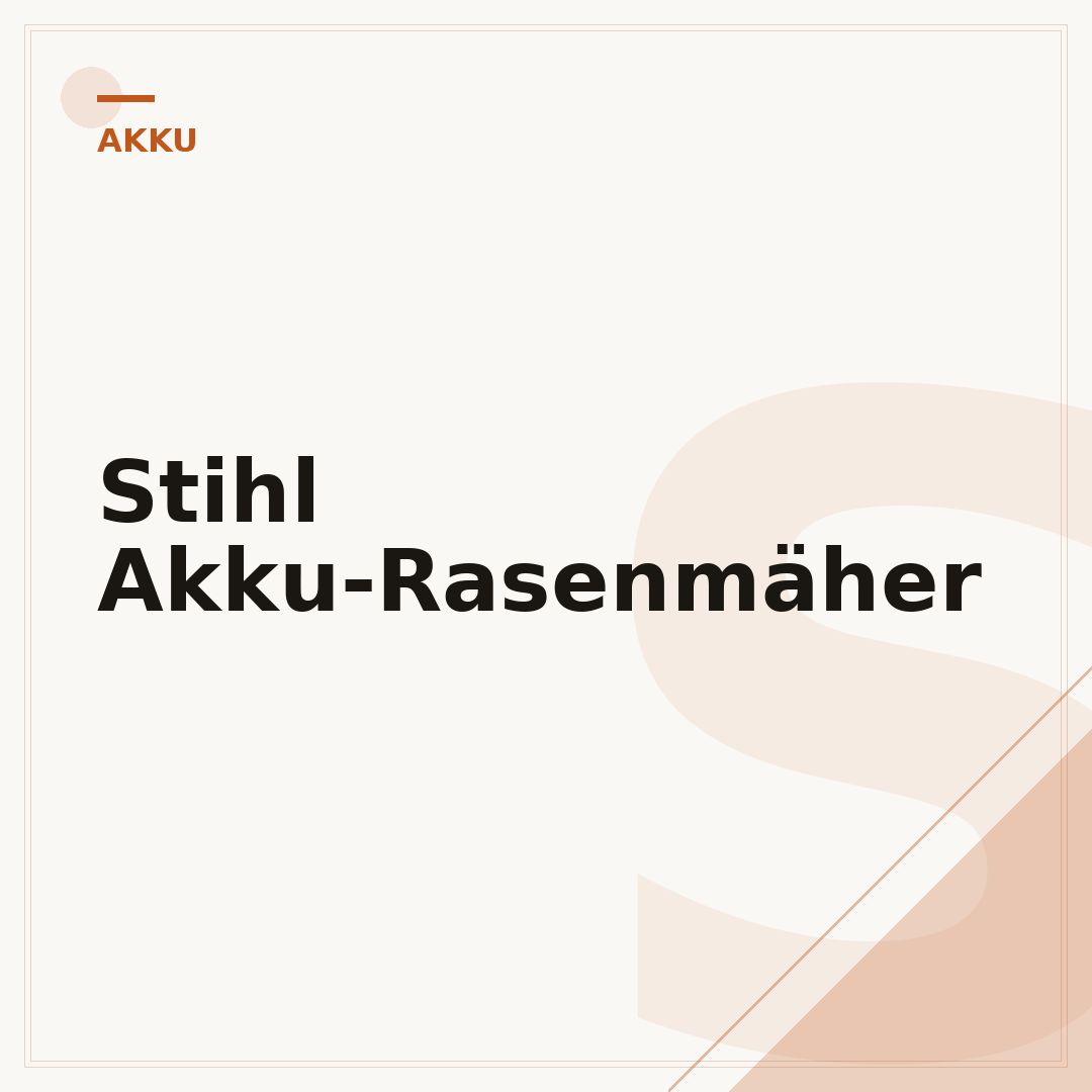 Stihl Akku-Rasenmäher