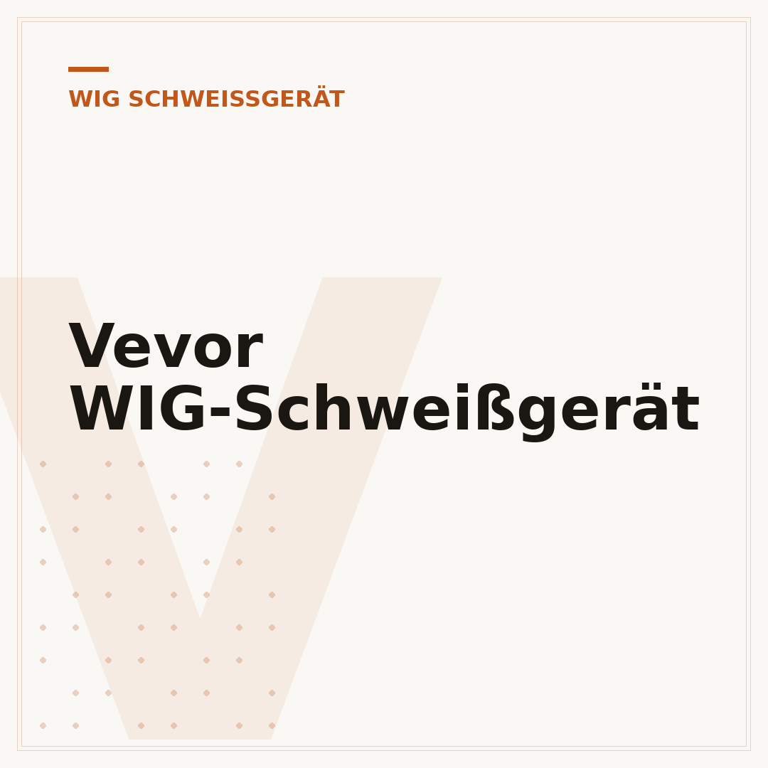 Vevor WIG-Schweißgerät
