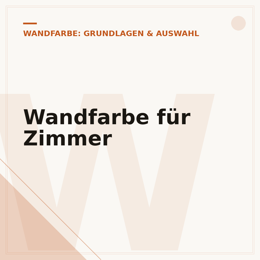 Wandfarbe für Zimmer